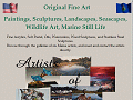Artists of Maine - Fine Arts Paintings and Sculptures